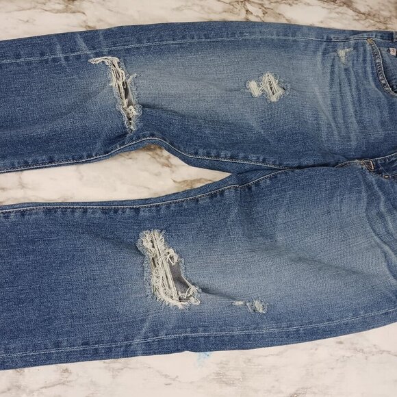 ADRIANO GOLDSCHMIED THE EX-BOYFRIEND slouchy slim jeans women's size 26 - Picture 6 of 8